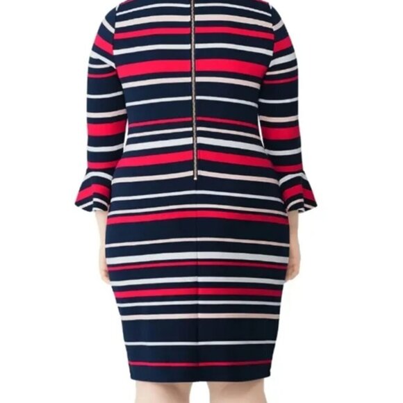 Draper James x Eloquii Ottoman Stripe Dress 14 - Picture 12 of 12